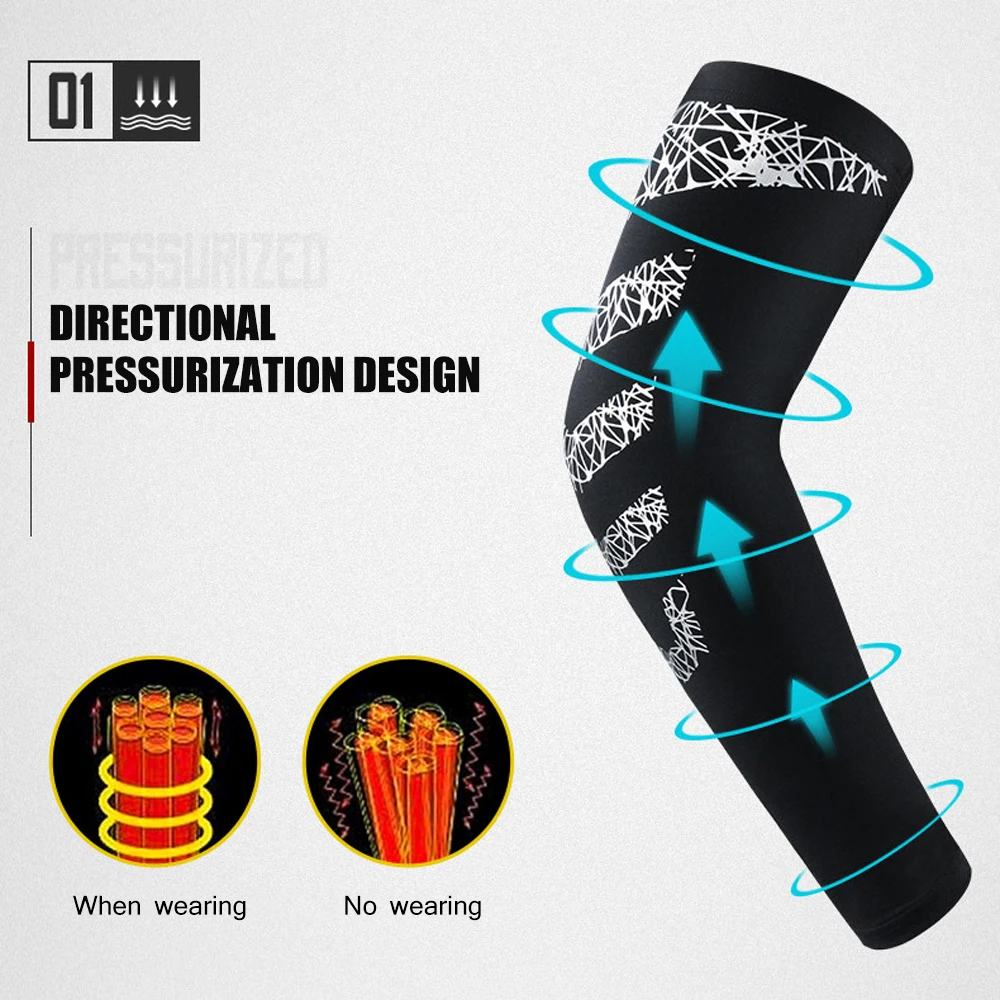 1Pcs UV Sun Protection Arm Sleeves Compression Arm Shields Basketball Breathable Tattoo Cover Up Sleeves Cooling Sports Sleeve