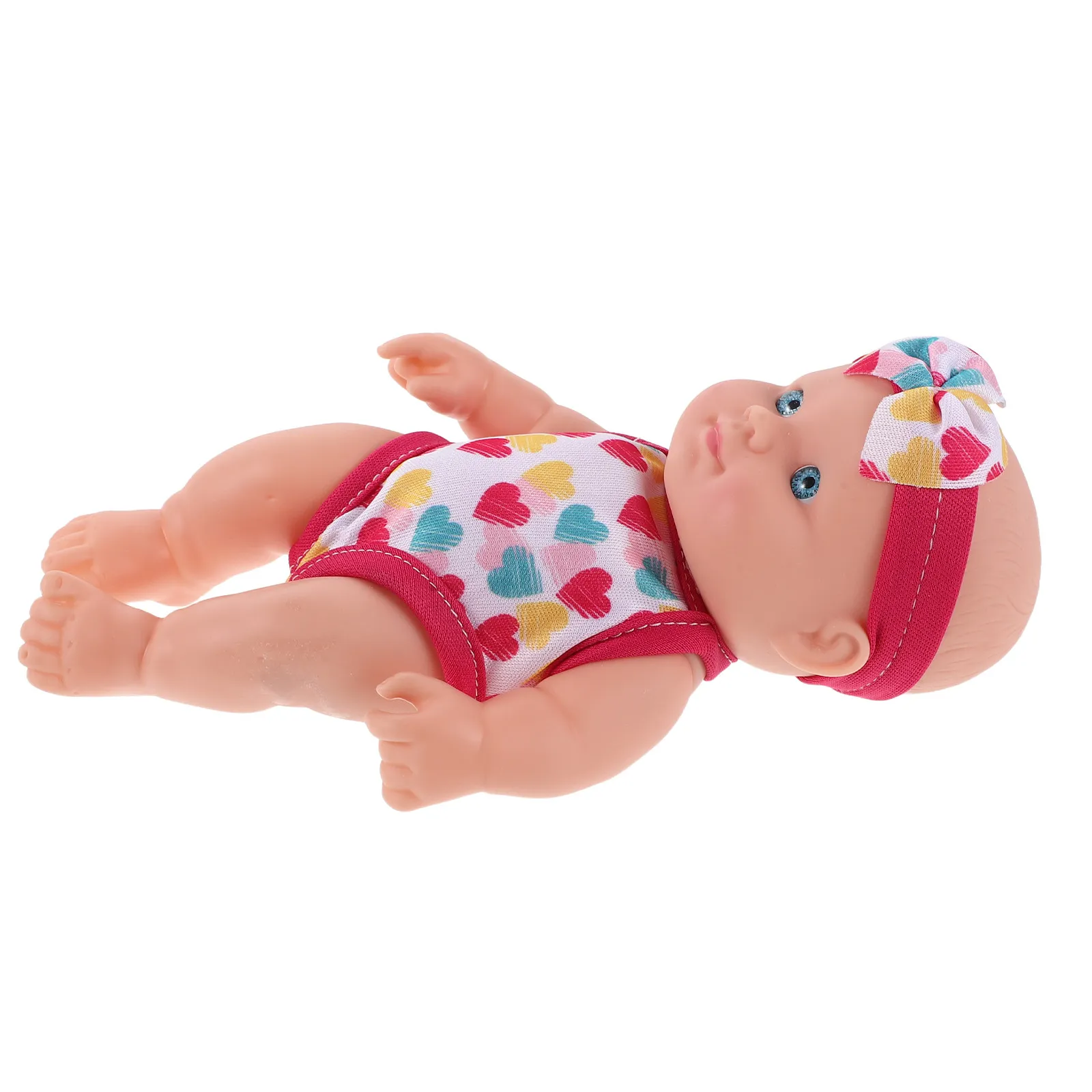 Schwimmendes Baby-Badespielzeug, Rosa Badeanzug, Wasserdichtes Rollenspiel-Pool-Spielzeug, Sommer-Spaß, Badewannenspielzeug