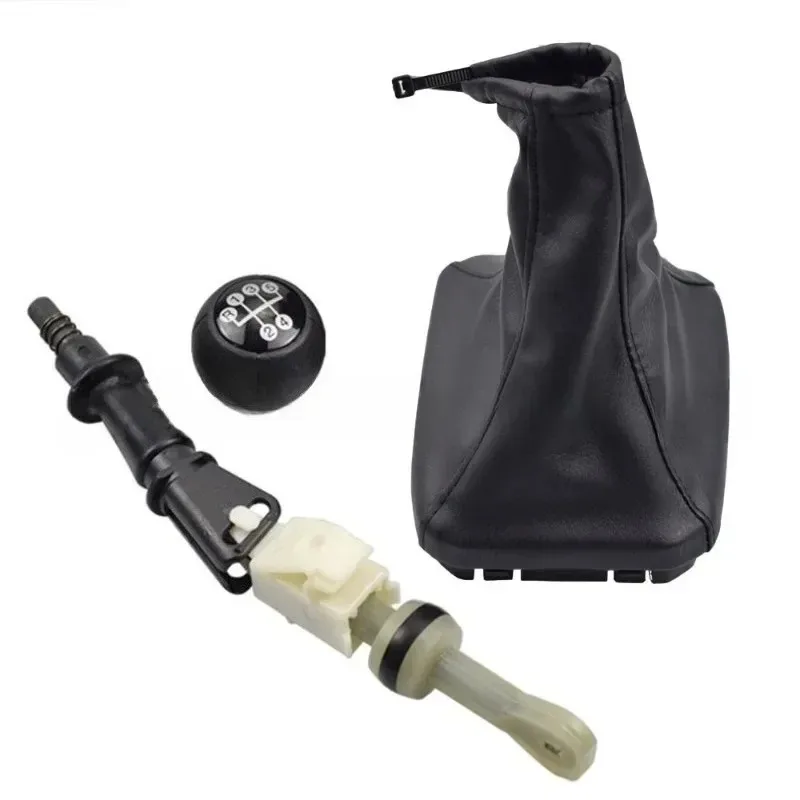 

Новая 5-скоростная ручка переключения передач для автомобиля 2003, 2004, 2005, 2006, 2007, 2008, 2009, 2010 для автомобиля, ручка рычага переключения передач с кожаным чехлом