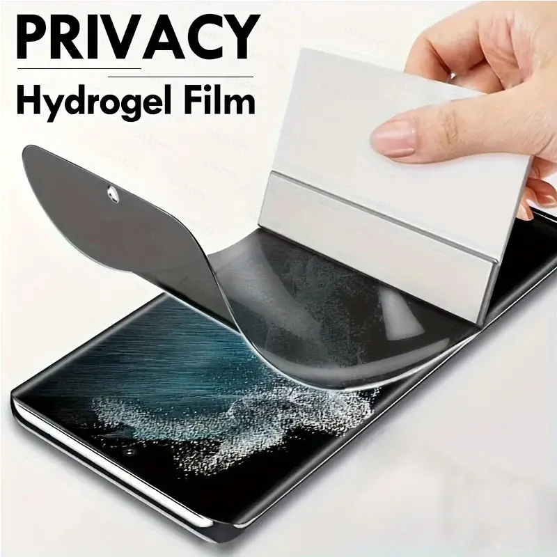 3Pcs Privatsphäre Hydrogel Film Für Samsung Galaxy A50 A51 A70 A71 A72 A73 A12 A21S A52S A33 A20 A40 Ohne fingerabdruck Entsperren