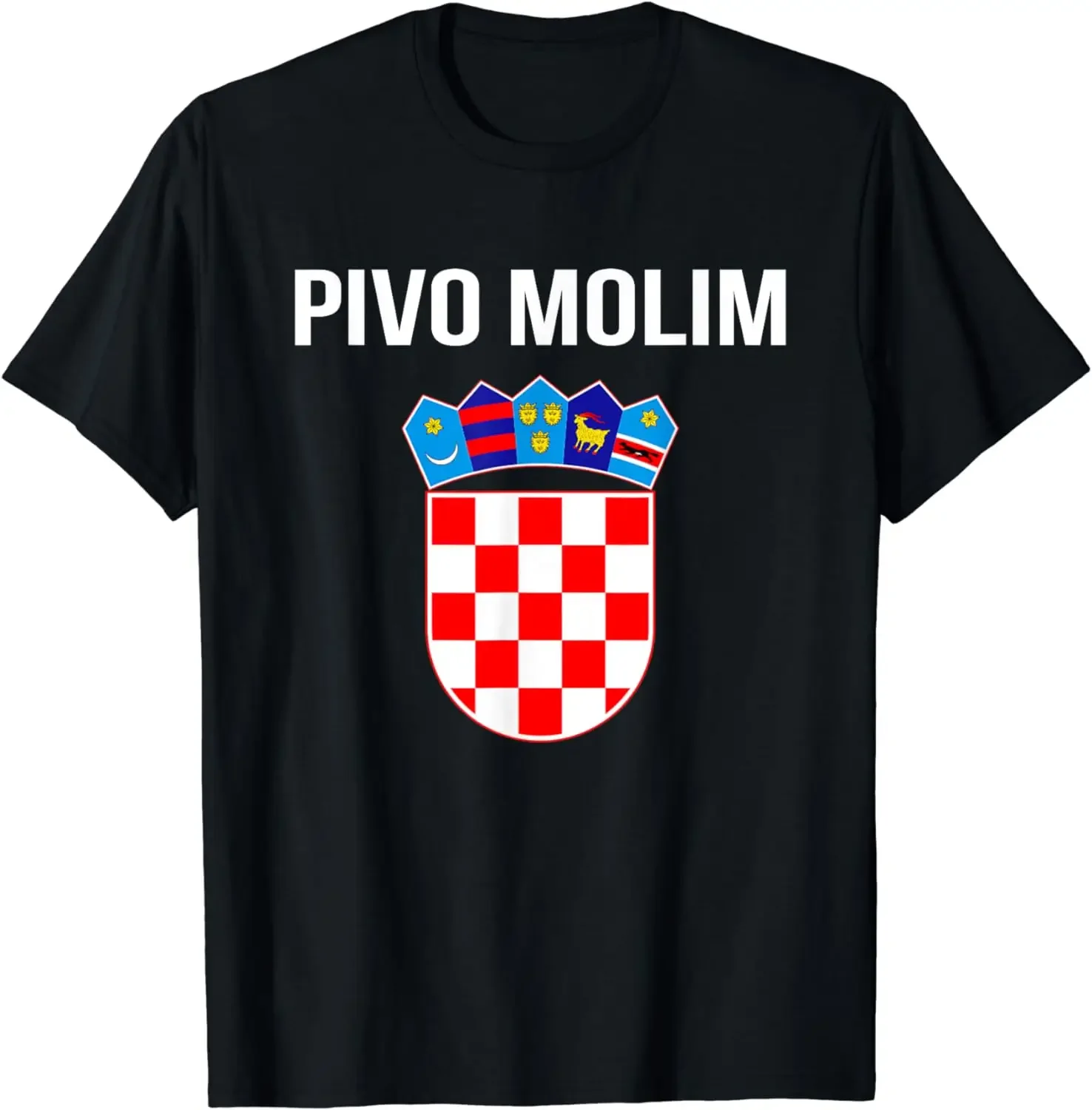 مضحك هدية البيرة يرجى في قميص كرواتي Hrvatska كرواتيا تذكارية هدية تي شيرت الرجال الملابس مخصص مطبوعة الجرافيك تي شيرت