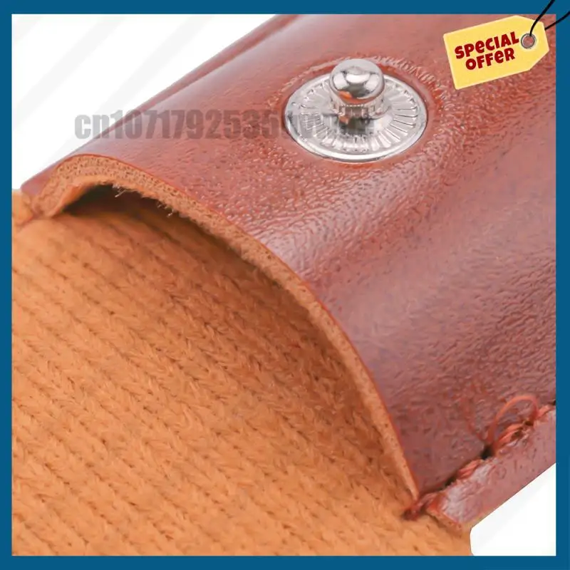 -A89Z Navalha Caso Suporte de Viagem Manual Duplo Borda Navalhas de Segurança Recipiente Bolsa de Couro PU