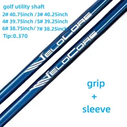 Golf Utility Shaft - Fuj - Ve - US TR -5/6 blue/NX GREEN 40 Club Shafts  -0.370 Tip S, R, SR,X Flex Options Free Assembly Sleeve