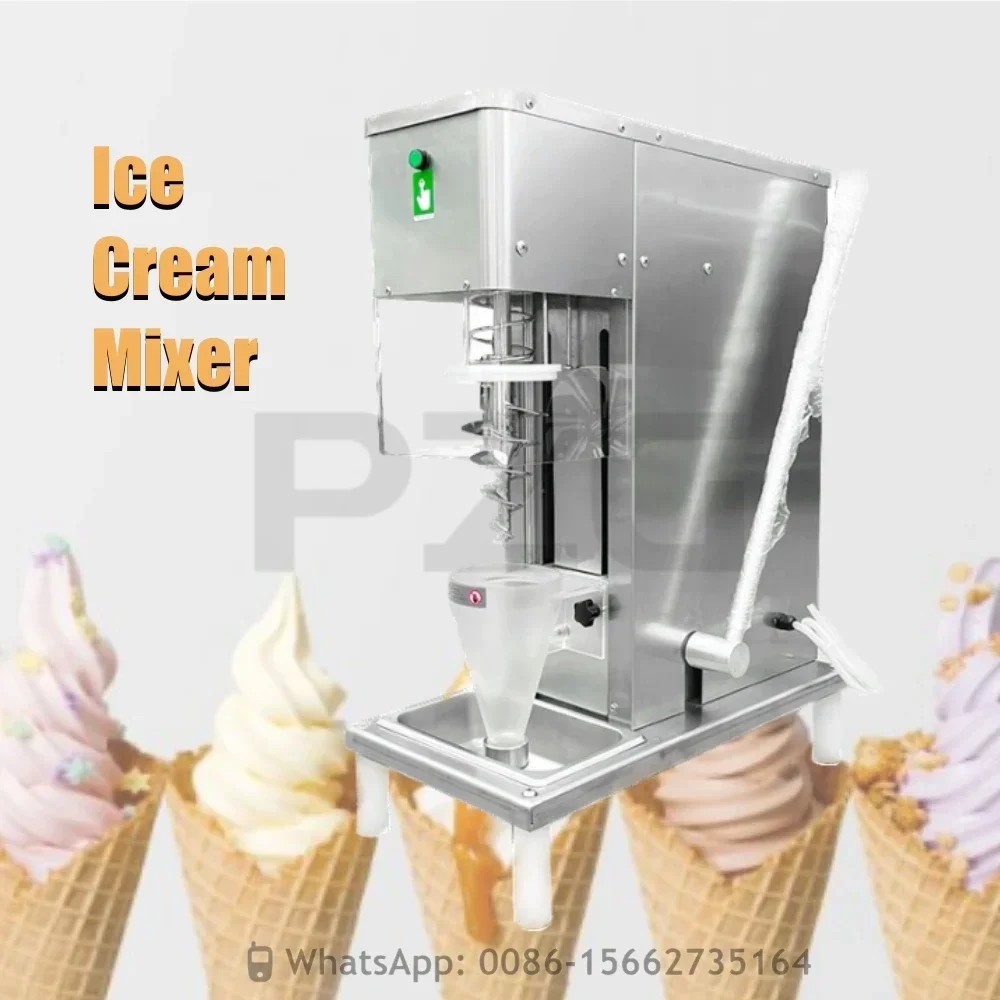 Auto Swirl Fruits Ice Cream Machine Auto Swirl Frozen Yogurt Ice Cream Mixer Real Fruit Swirl Ice Cream Blender