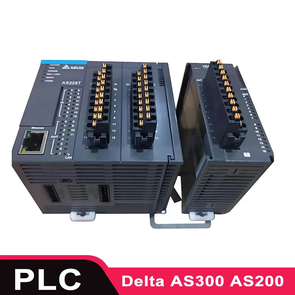 Delta AS300 AS200 AS228 AS228t As228p Ax 308e AS228ra AS524C PLC Logic Controller Support EthterCAT CANopen Ethernet Wifi