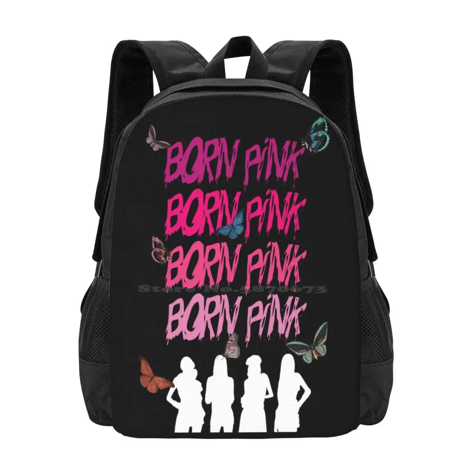 Born Pink - Be Blink mochila escolar, bolsos de moda, Kpop Blink Born Pink Lisa Rose, gran oferta