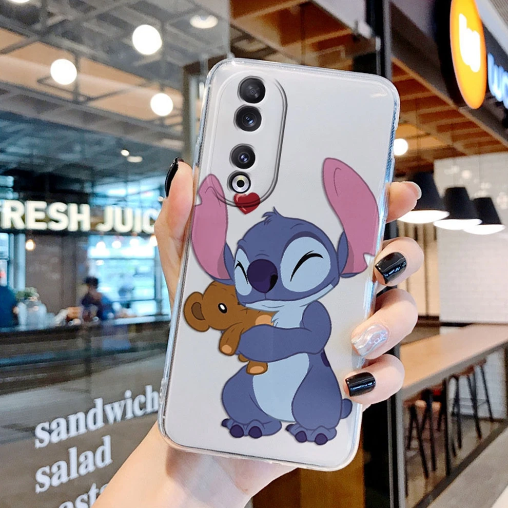 Funda For Honor 90 Lite X50i Back Cover  Coque Mickey Minnie Mouse Stitch Soft Silicone Clear Case For huawei honoe 90 Bumper