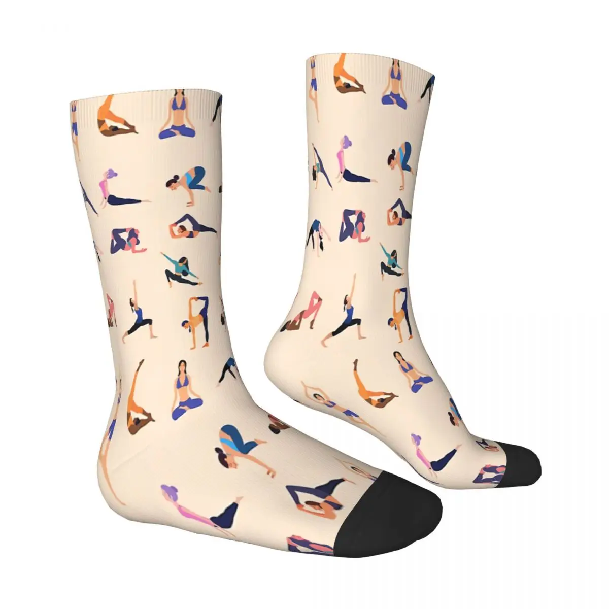 In All Forms Yoga Socks Male Mens Women Spring Stockings Polyester