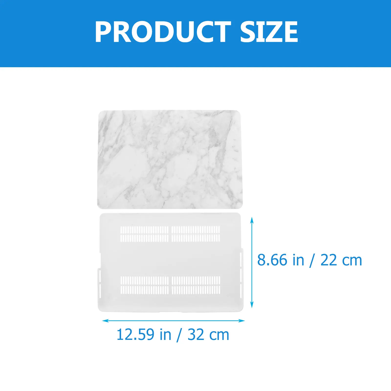 Marble Pattern Laptop Shell Compatible Pro Retina 13.3 Stylish Protective Laptop Case Cover Scratch Dirt Resistant
