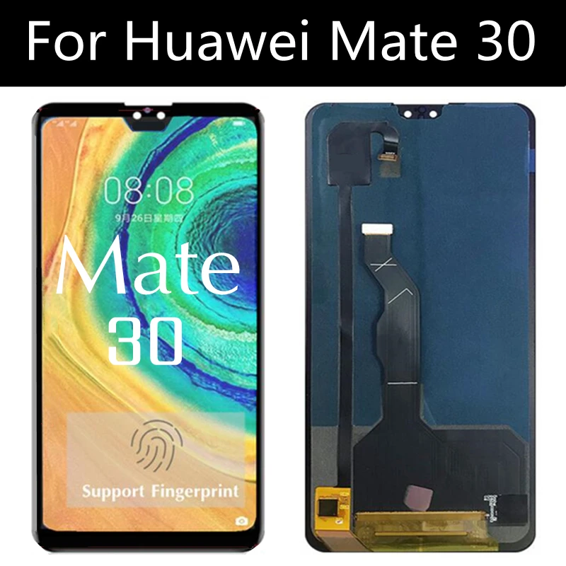 6.62  OLED LCD For Huawei Mate 30 5G LCD Display Touch Screen Assembly Replacement For Huawei TAS-L09 TAS-L29 LCD