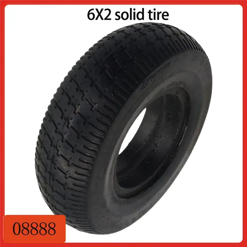 

High-performance 6x2 solid tires designed for electric scooters, featuring explosion-proof technology and long lifespan.