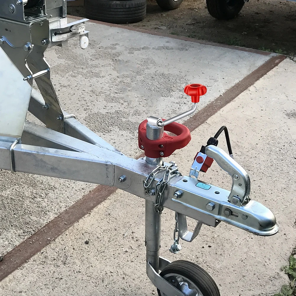 

2 шт. универсальная ручка домкрата прицепа поставляется с болтовыми гайками, прокладками, сменная ручка ветрового домкрата, верхняя ручка кривошипа домкрата ветрового прицепа