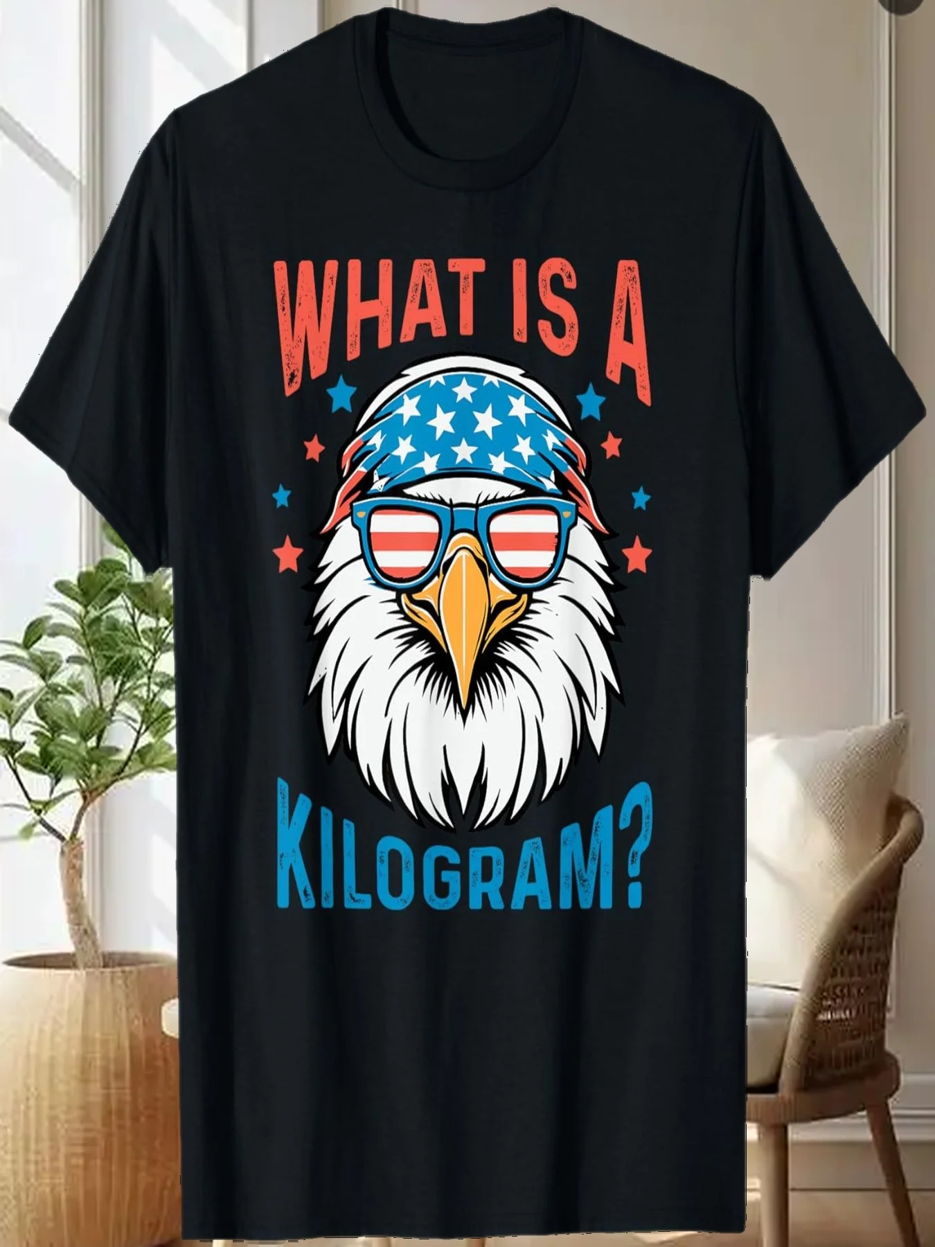 

What Is A Kilogram 4th of July USA Patriotic Eagle T-Shirt
