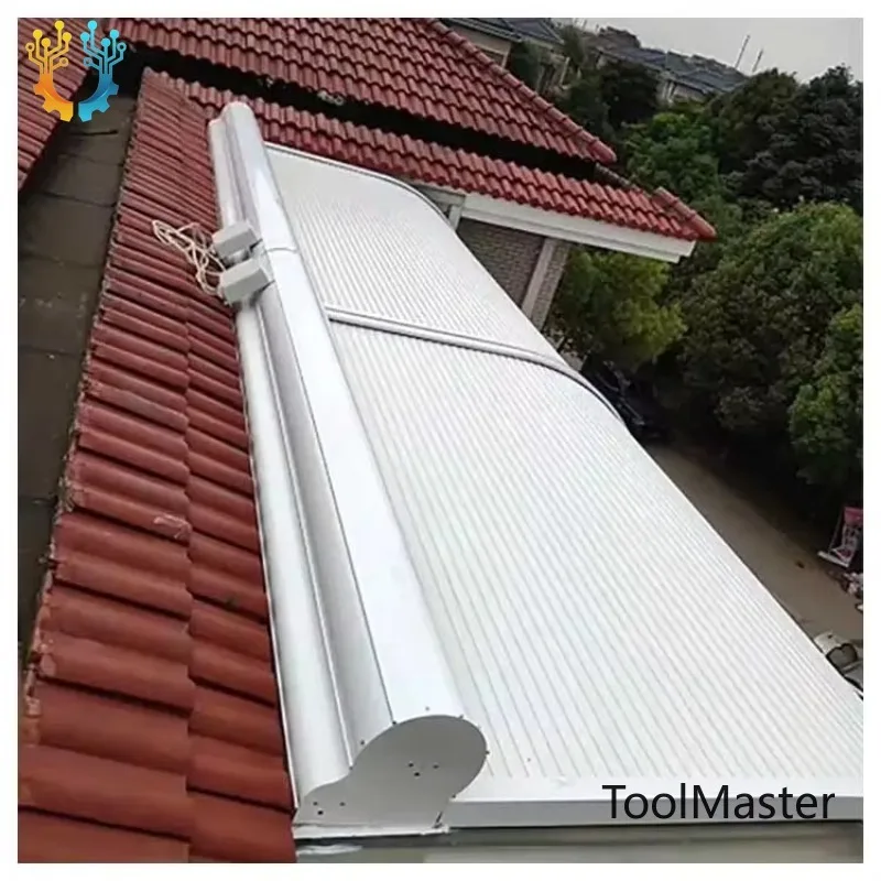 

【2026】Waterproof Bioclimatic Aluminium Pergola Roof Roller Shutter System Outdoor Gazebo Garden Awnings Electric Operated Shutte
