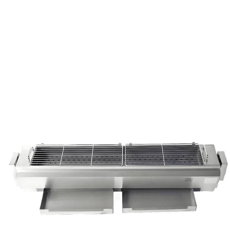 

Stainless steel clad steel insulation commercial grill barbecue grill barbecue outdoor night market stall skewers charcoal