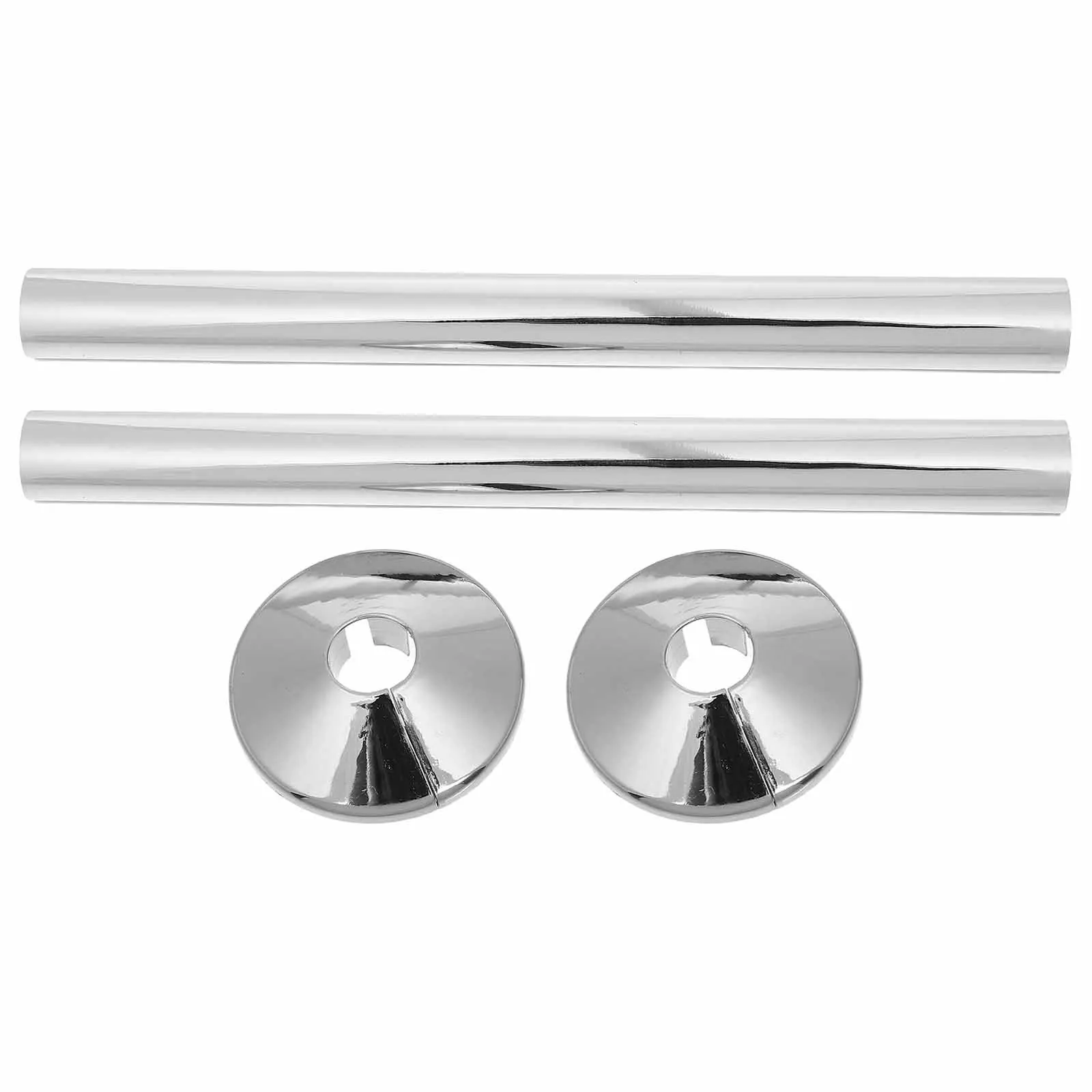 1 مجموعة أنابيب المبرد يغطي ABS كليب على الأكمام الياقات الزخرفية لأنابيب التدفئة المركزية سهلة التركيب المبرد المنزلي #1