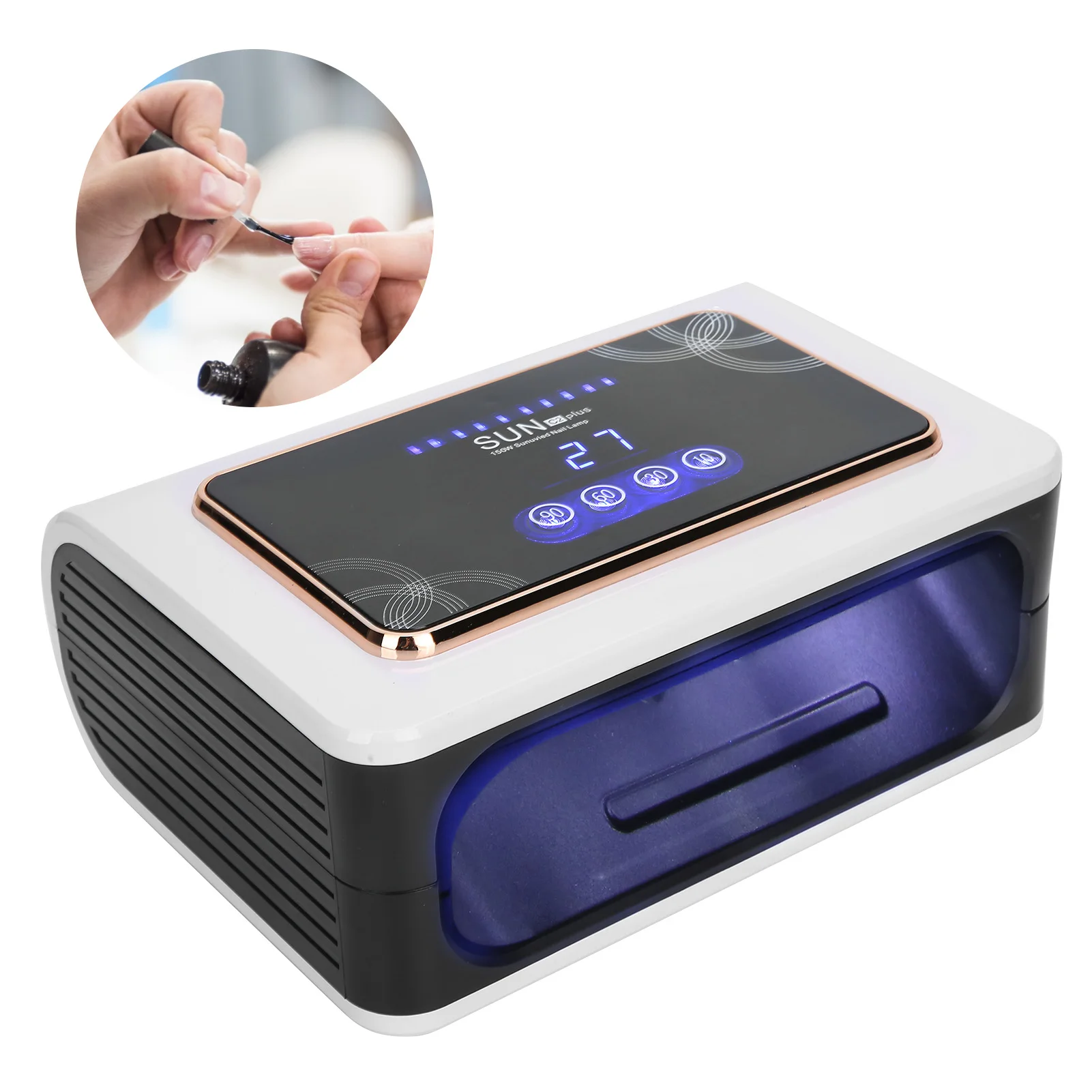 1pcs Professional LED UV Nail Dryer Lamp Timing Gel Polish Nail Curing Machine Nails Styling Equipment Manicure Salon Tools