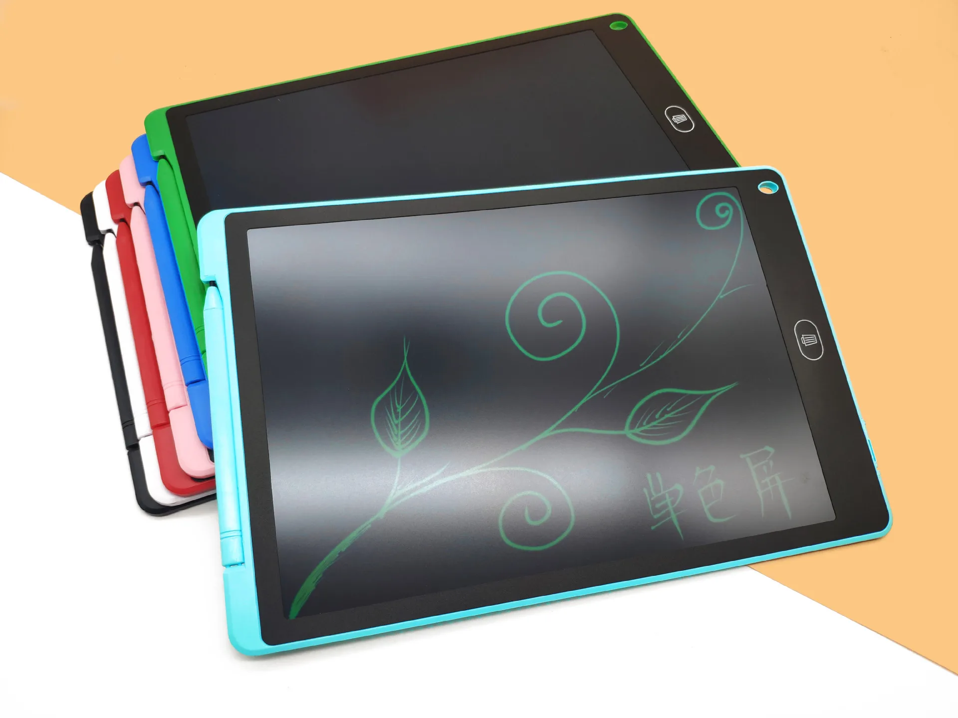 12Inch Toddler LCD Writing Tablet Doodle Board Large Screen Design Waterproof Kids Reusable Electronic Drawing Pad L13