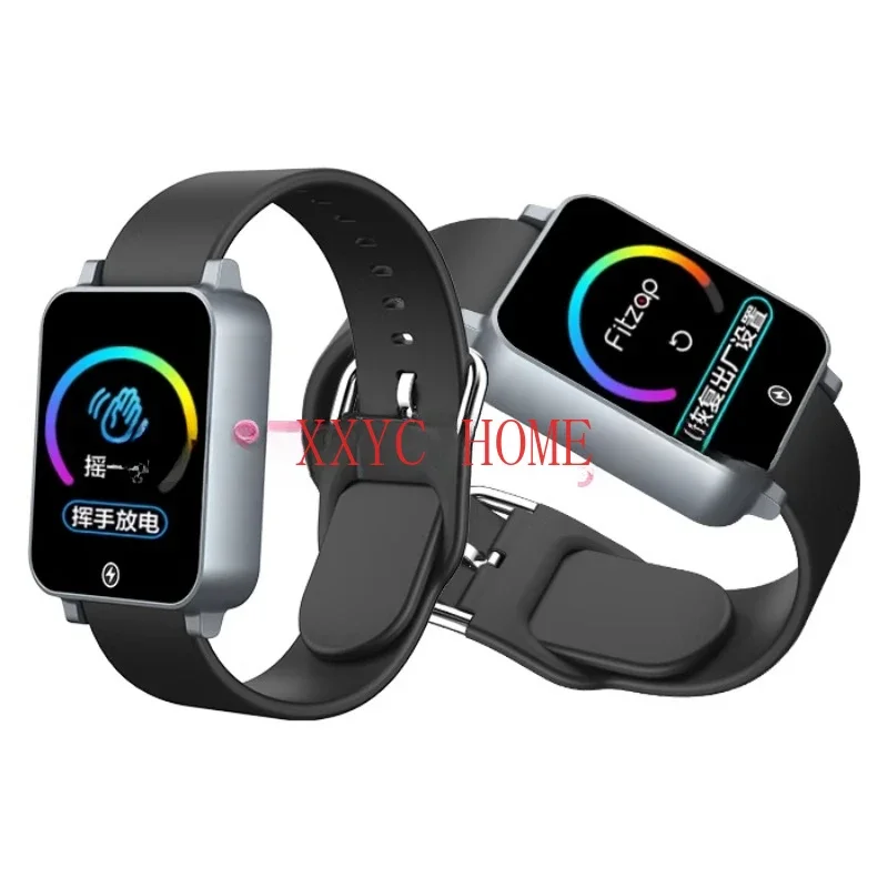 

Generation New Color Woven Strap Mute Alarm Clock Powerful Wake-up Smart Electric Shock Watch