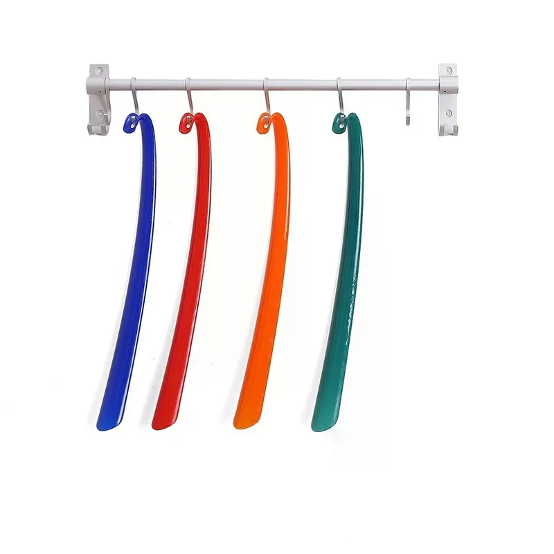 Plastic Extra Long Shoehorn Lazy Shoe Helper Long Handle Shoes Lifter Pull High Quality Durable