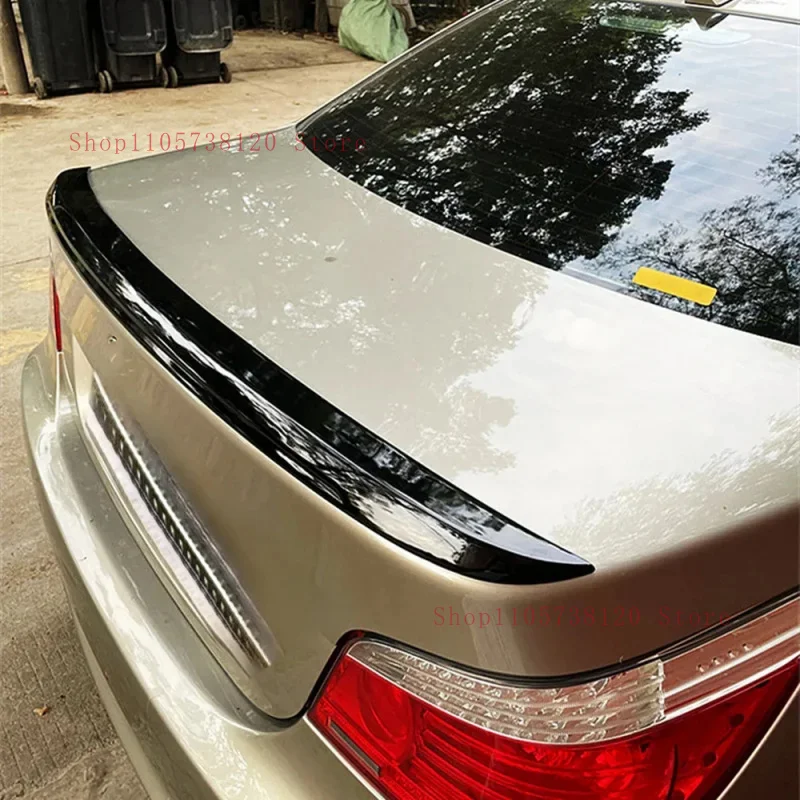 Factory Hot Selling High Quality Universal Rear Trunk Lip Spoiler Wings Glossy Black Carbon Look Sedan Sport Styling Exterior Ac