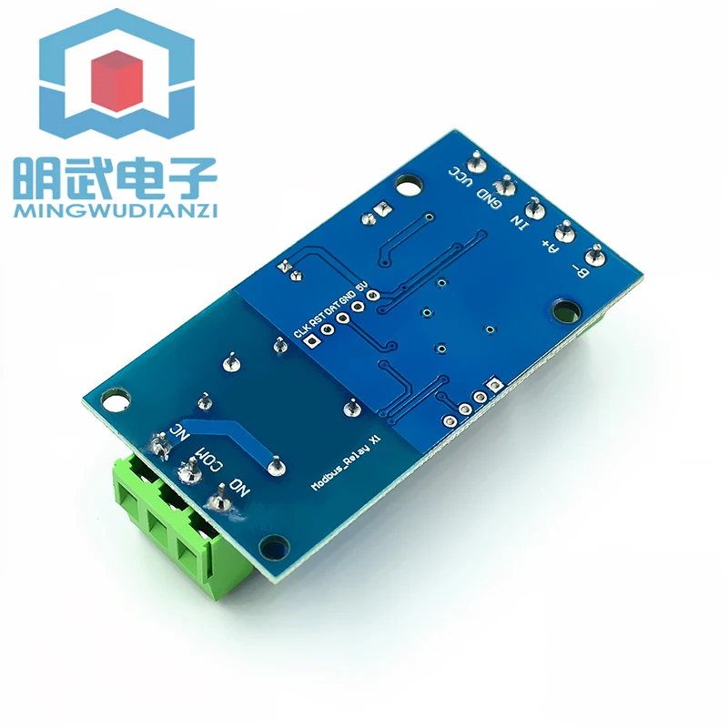 Módulo de relé único Modbus RTU RS485/TTL UART 1 entrada 1 saída