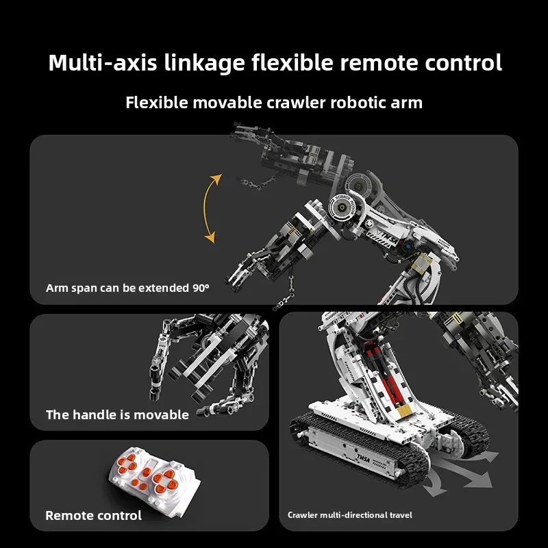 Programmable remote control puzzle difficult assembly building block cross-border toys
