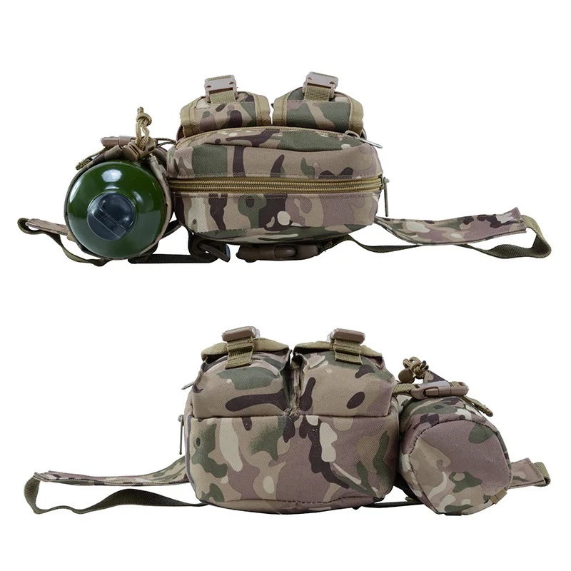 Waist Bag Men Waist Purse Fanny Pack Outdoor Tactical Bag Multi-functional Luya Kettle Bag Sports Camouflage Fishing Bag