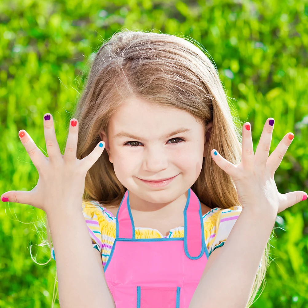 

2 шт. водонепроницаемый фартук для рисования халаты 4 кармана полиэстер защитная одежда легко чистится регулируемый рисунок выпечка мероприятия