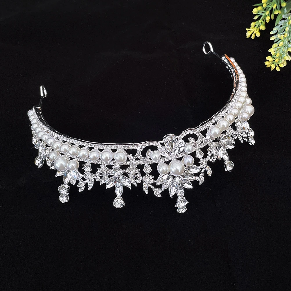 

Bridal Rhinestones Tiara Wedding Headpiece Bride Style Photo Prop Wedding Tiara Bride Crowns Crowns for Women