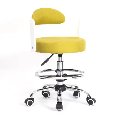 Hot Sale Simple Household Manicure Chair Small Solid Wood Computer Chair Small Swivel Chair