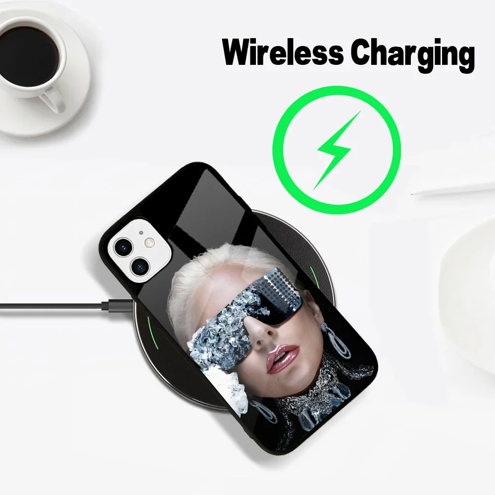 Singer L-Lady Gaga Phone Case For iPhone 16,15,14,13,12,11,Plus,Pro,Max Mini Magsafe Magnetic Wireless Charging