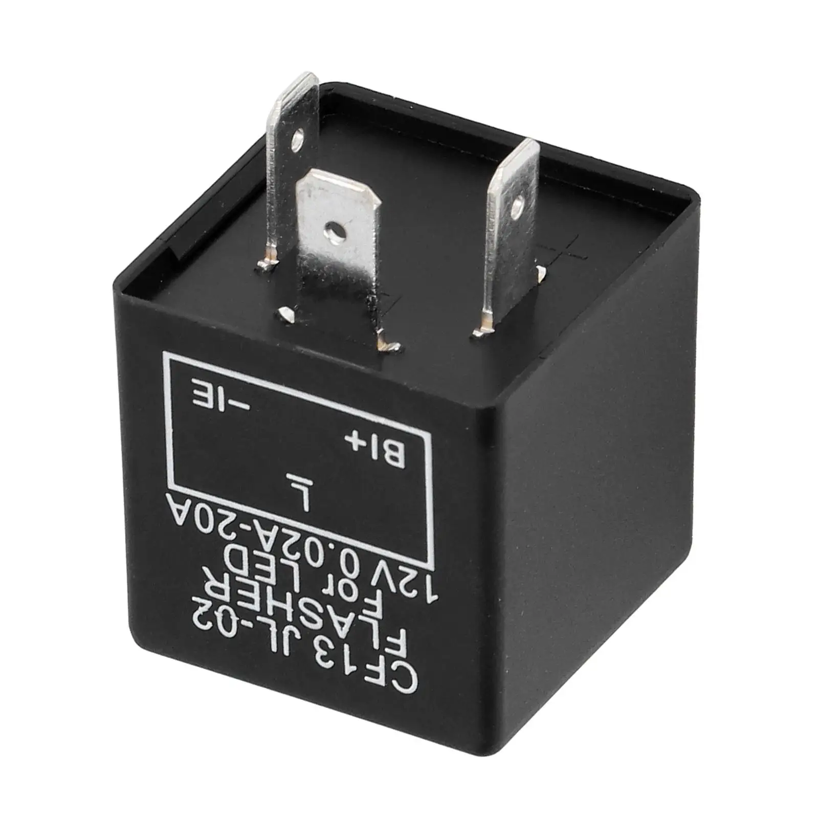 12V 3 Pin LED Flasher Relay for Car Turn Signal Control - Normally Open Switch