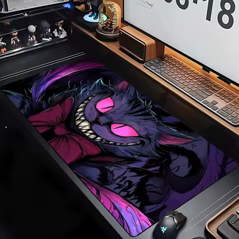 Gothic cat-themed design anime Mouse Pad Desk Mat Gaming mat gamer pc accessories rubber anti-slip keypad expansion mousepad