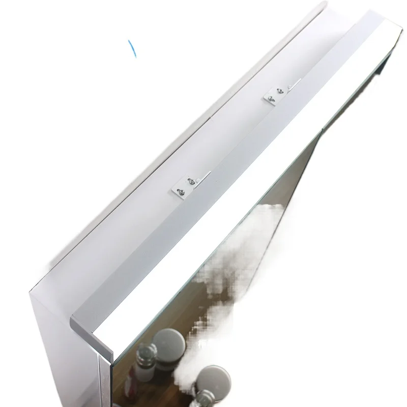 

A9LLED cabinet mirror headlight bathroom toilet makeup light Nordic long strip non-punching bathroom box mirror light
