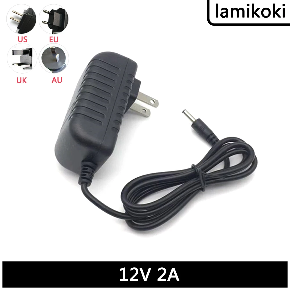 Regler 12V 2A 2000mA Tablet PC Ladegerät Kleine Kopf DC 2.5*0,7mm Schalt Netzteil