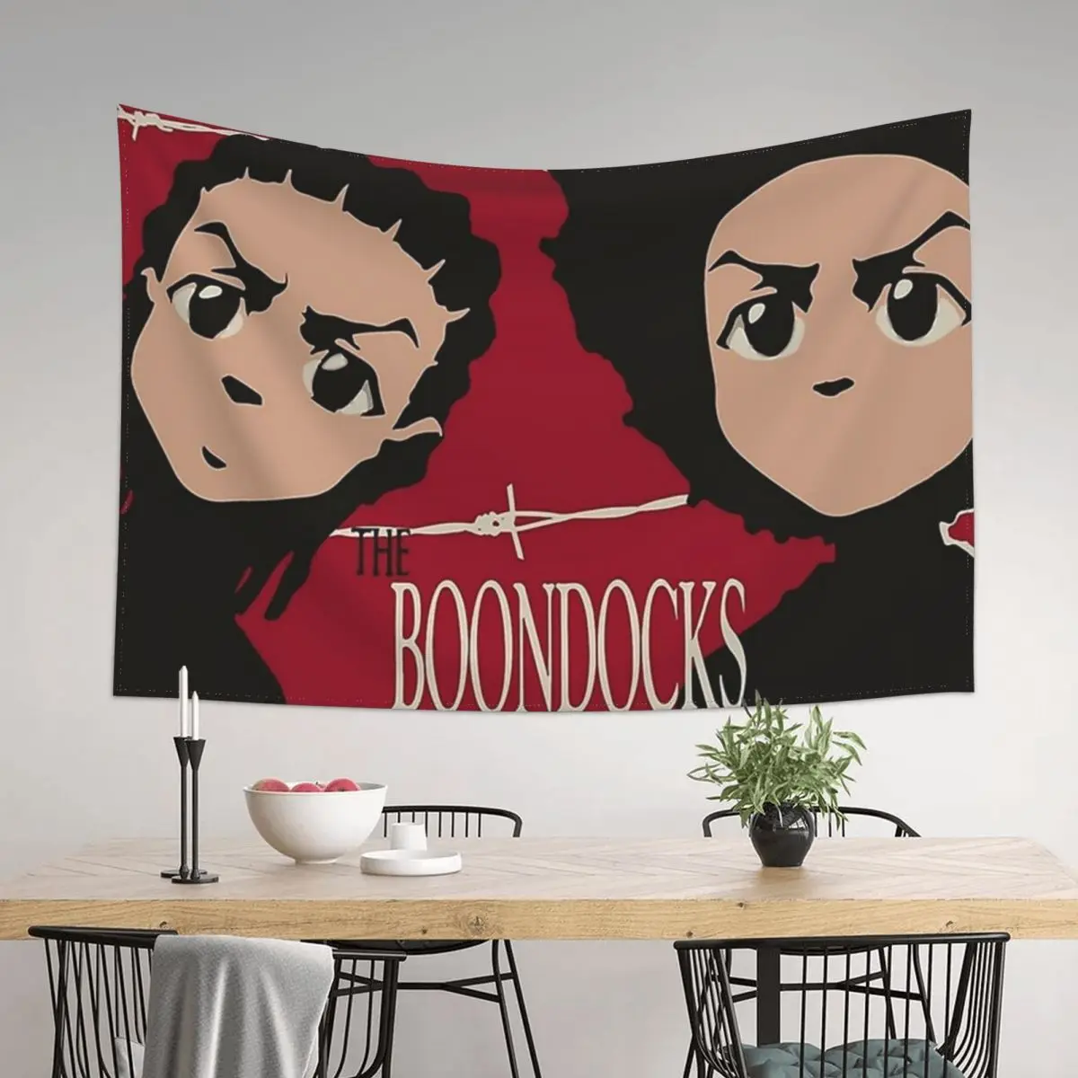

The Boondocks Poster Tapestry Hanging Wall Wall Hangings Decoration Room Decor Cute Tapestry