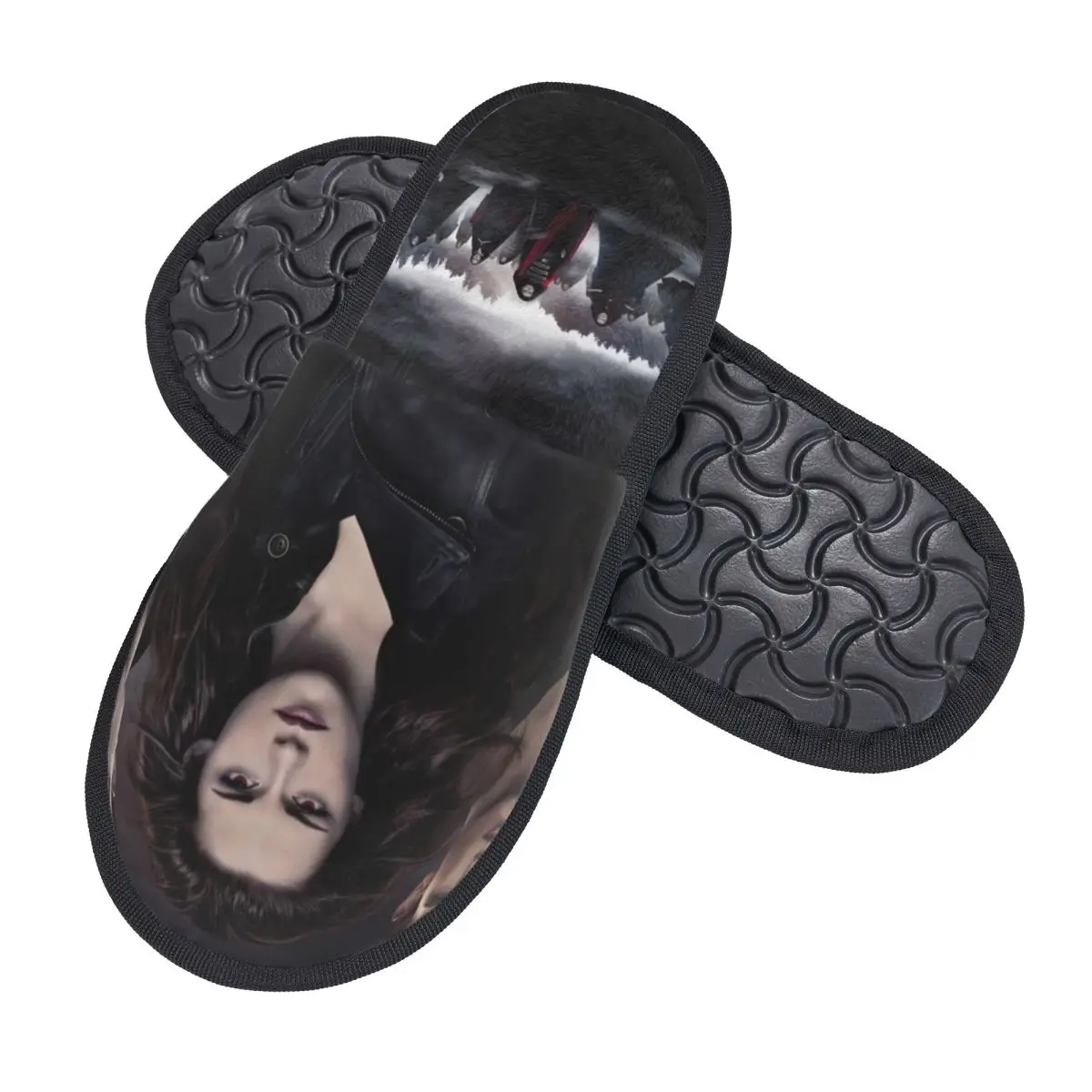 Custom Vampire Film The Twilight Saga Memory Foam Slippers Women Soft Warm House Slippers