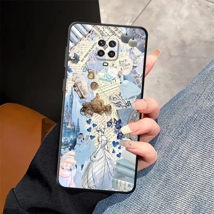 حافظة لهاتف Xiaomi Redmi Note 10 9 8 Pro 10S 12S 11S 11 13 12 Pro Plus 9s Disney Princess Pretty #6