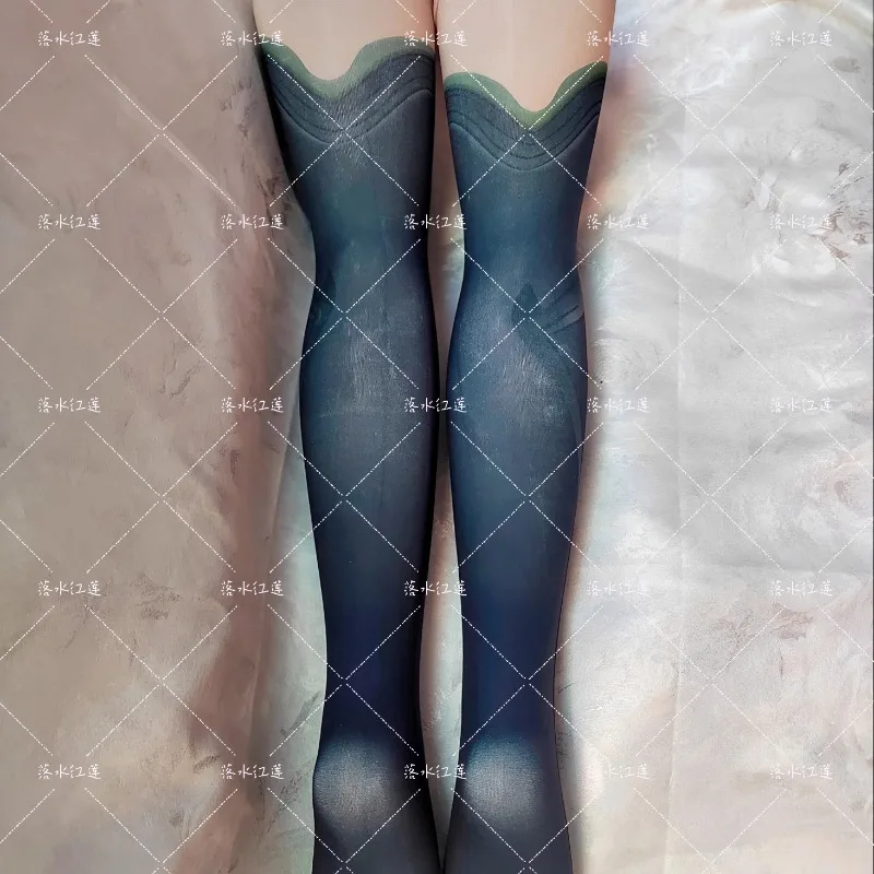 2025 Summer New Velvet 120d Cosplay Pantyhose Women's Y2k Kawaii Socks Slimming Leg Socks Four Seasons Universal Ladies Leggings