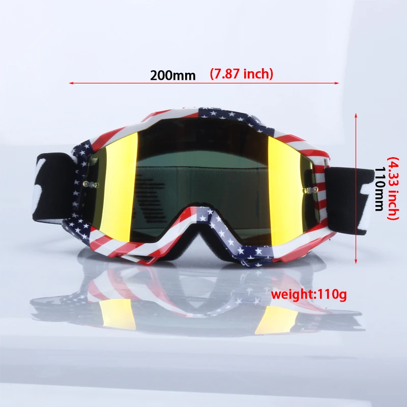 Motorcycle Glasses Goggles Motocross Goggles Helmet MX Moto Dirt Bike ATV Ski Outdoor Sports Glass Scooter Googles Mask