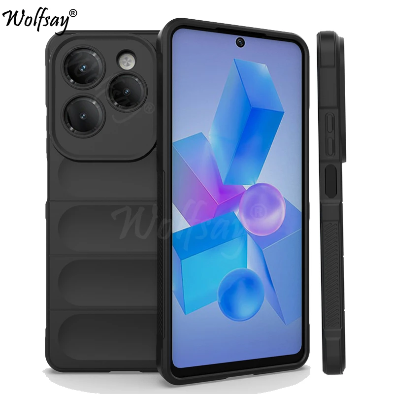 Shockproof Phone Case For Infinix Hot 40 Pro Case Silicone Full Edge Cover Infinix Hot 40 Pro Case For Infinix Hot 40 Pro X6837