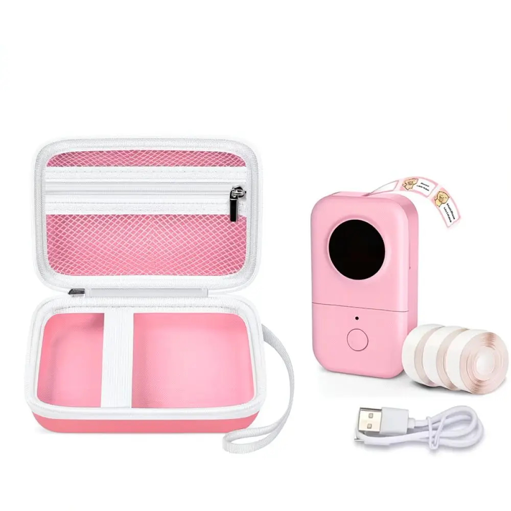 Compact EVA Carrying Case For Phomemo D30 D35 For Jadens D11 Label Maker Travel Storage Pouch Portable Protective Organizer
