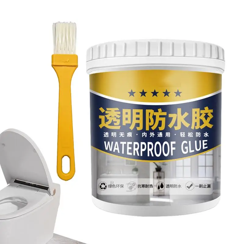 Gap Glue Transparent Waterproof Glue Insulation Sealant Invisible Waterproof Agent Brick Smashing Repair Coatings for Kitchens