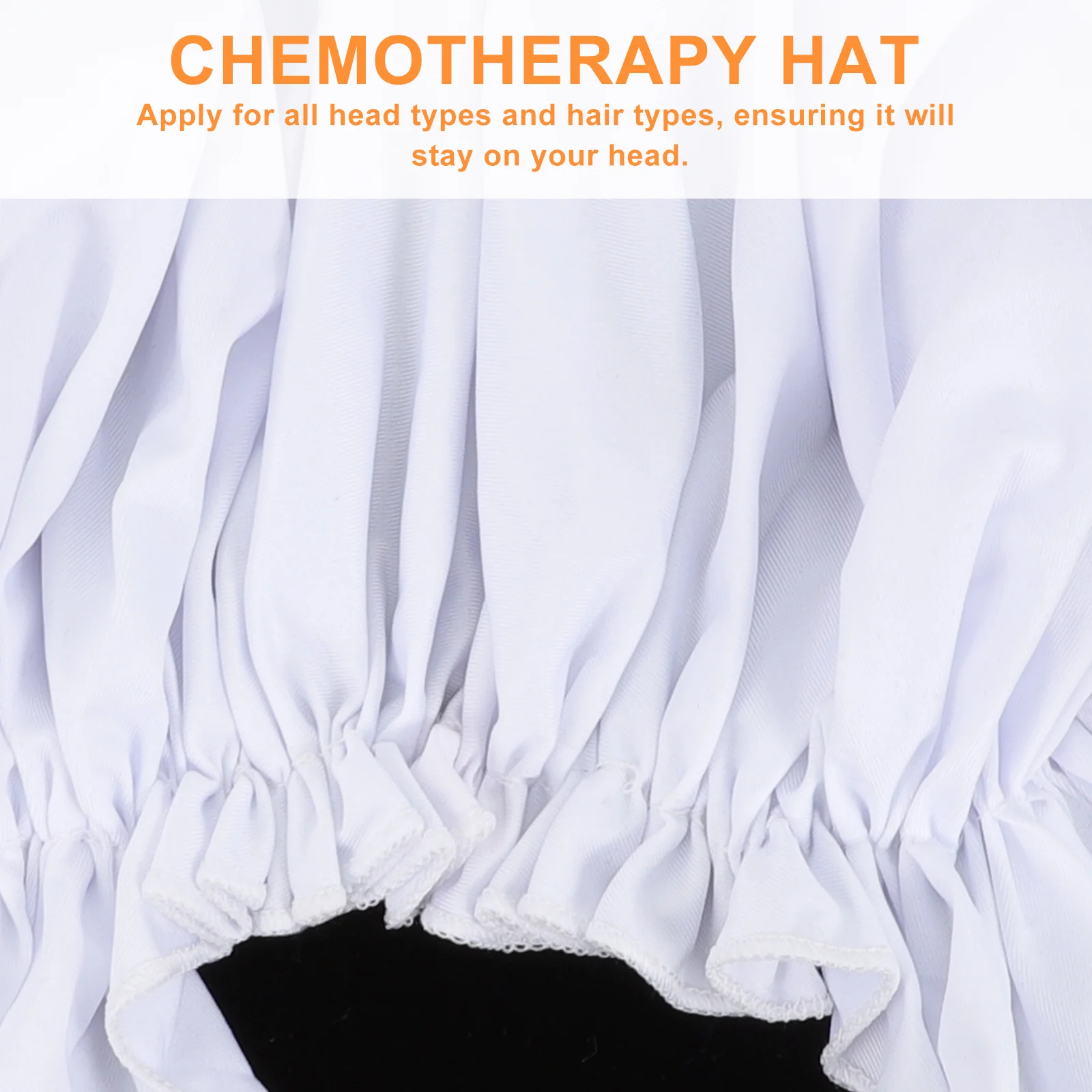 

Chemotherapy Caps Polyester Elastic Hair Bonnet Comfortable Sleep Cap Night Hair Loss Hat Chemo Headwear for Women