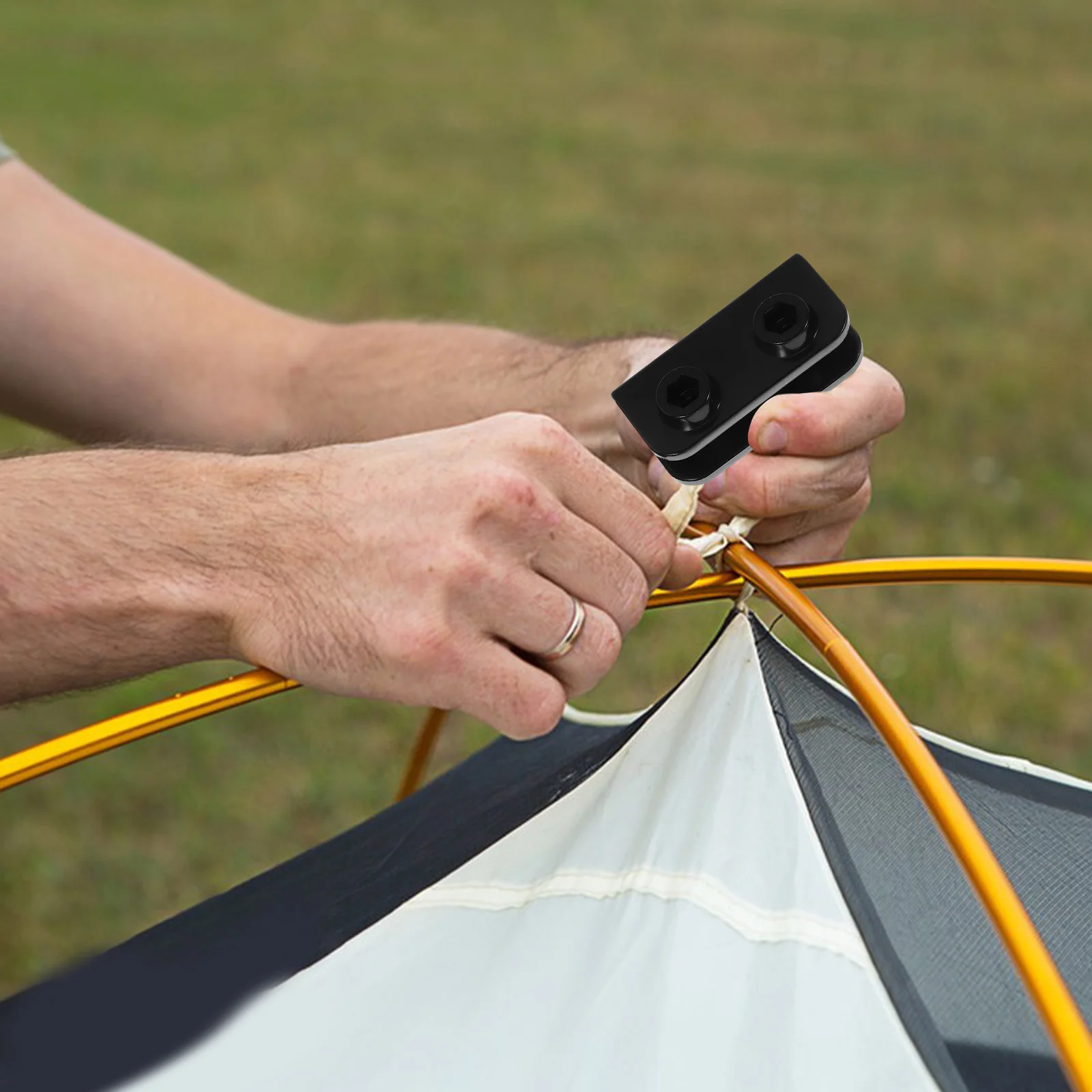 

4Pcs Plastic Tent Pole Connectors Easy Assembly Stable Reliable Versatile Durable for Camping Outdoor Events Garden Parties