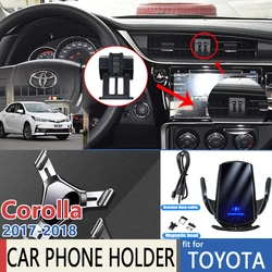 Car Mobile Phone Holder for Toyota Corolla E160 E170 2017 2018 Telephone Bracket Accessories for IPhone Huaweis