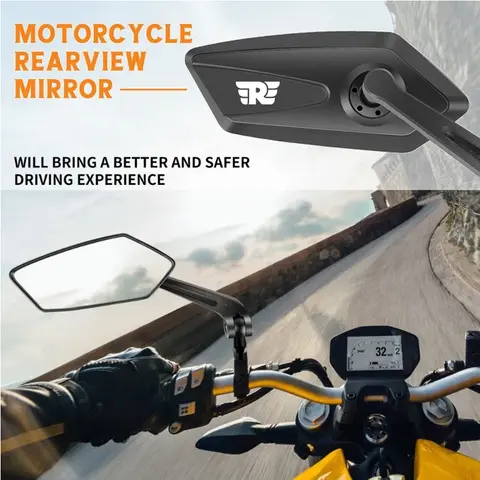 Royal Enfield Bullet/Meteor/350 500 Interceptor 650 예산 친화적 인 접이식 용 범용 내구성 오토바이 백미러 Royal Enfield Bullet/Meteor/350 500 Interceptor 650 예산 친화적 인 접이식 용 범용 내구성 오토바이 백미러