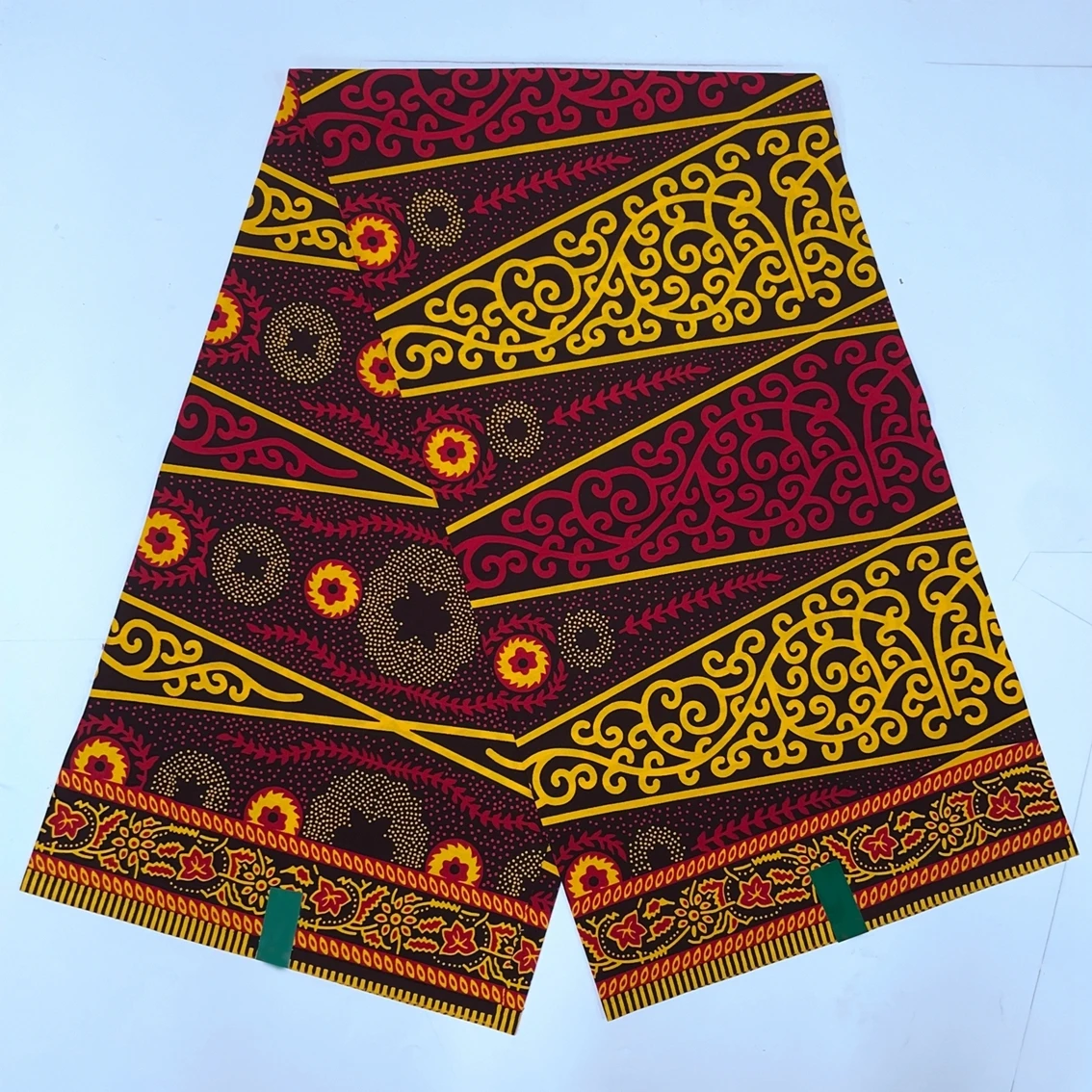 African Wax Fabric Veritable Wax Nigerian Ankara Block Prints Batik Fabric Original Real Wax Pagne 100% Cotton For Wedding Dress