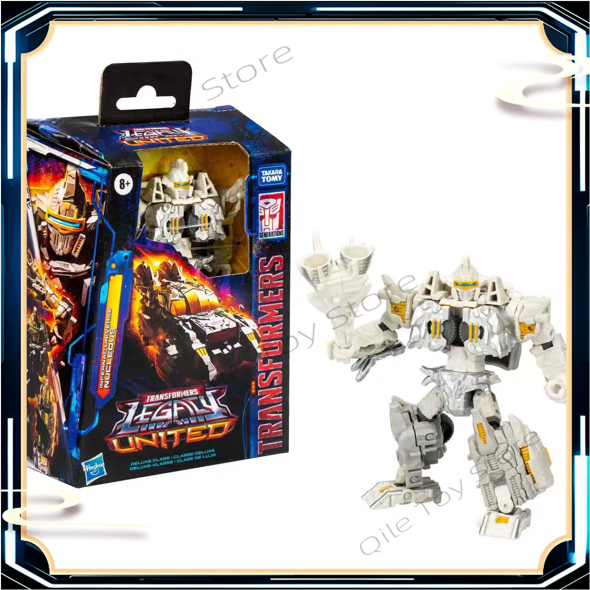 Em estoque brinquedos transformados mão-no-navio série union d-class nuclear estrela rocha branca diamante reparação caixa original